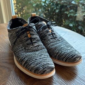 Cole Haan Men's Gray and Black Knit Sneakers